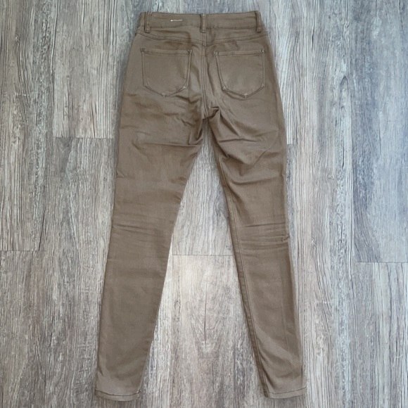 Brown Blue Spice Skinny Pants Size 0 - Picture 3 of 4